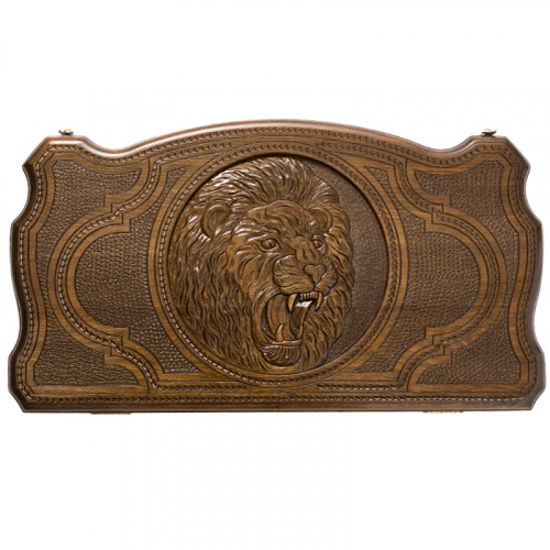 Нарды резные "Лев"